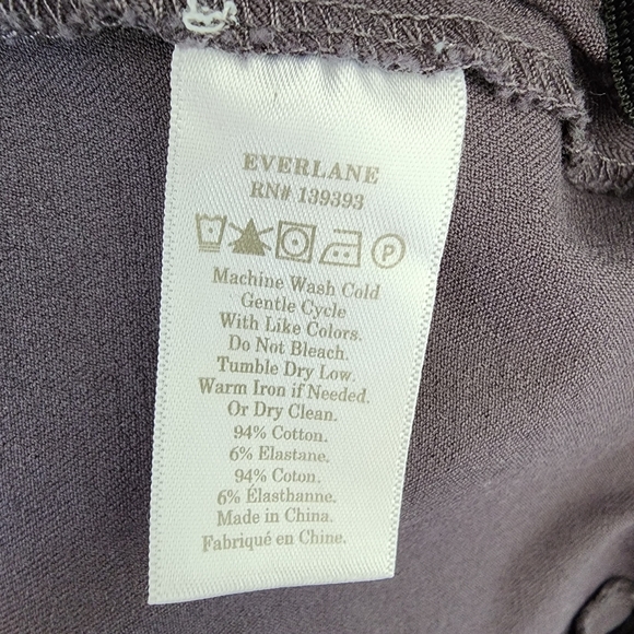 Everlane The Side Zip Stretch Pants in Gray 2 - Picture 9 of 9